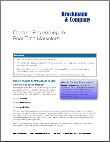 Content Engineering for Real-Time Marketers